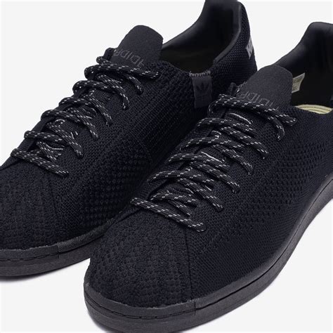 Pharrell X Superstar Primeknit 'Black' .